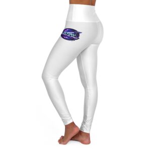 Galaxy Cat Face Leggings High Waisted Yoga Leggings