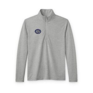 Men's Quarter-Zip Pullover — Small Blue Planet Embroidered Logo