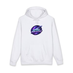 Stay Ready Hoodie — Retro Space Graphic Pullover